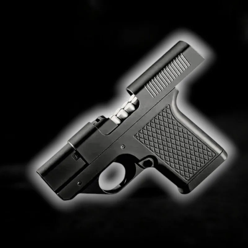 Feuerzeug Pistole Sturmfeuerzeug mit 3 Magazinen | Schwarz