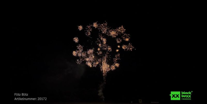 Flitz Blitz Brokat Feuerwerksbatterie 13 Schuss | Blackboxx
