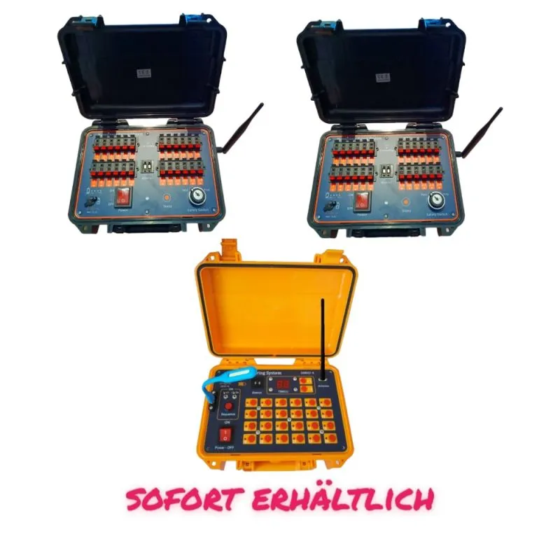 Funkzündanlage 48 Kanäle im Koffer DBR02-X24-48 SOFORT LIEFERBAR