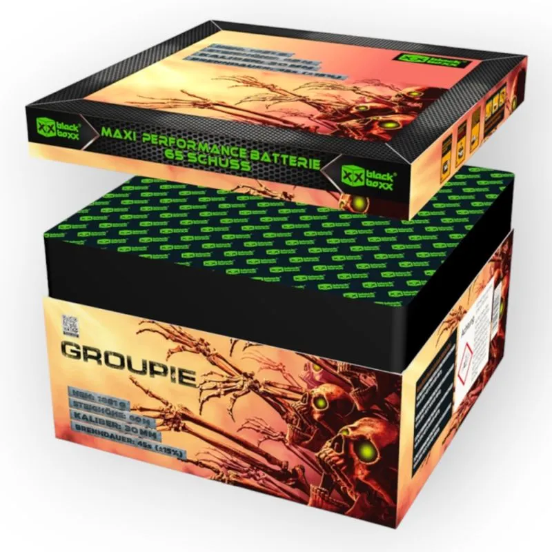 Groupie Verbundfeuerwerk Blackboxx 45 Schuss 45 Sek. Backboxx