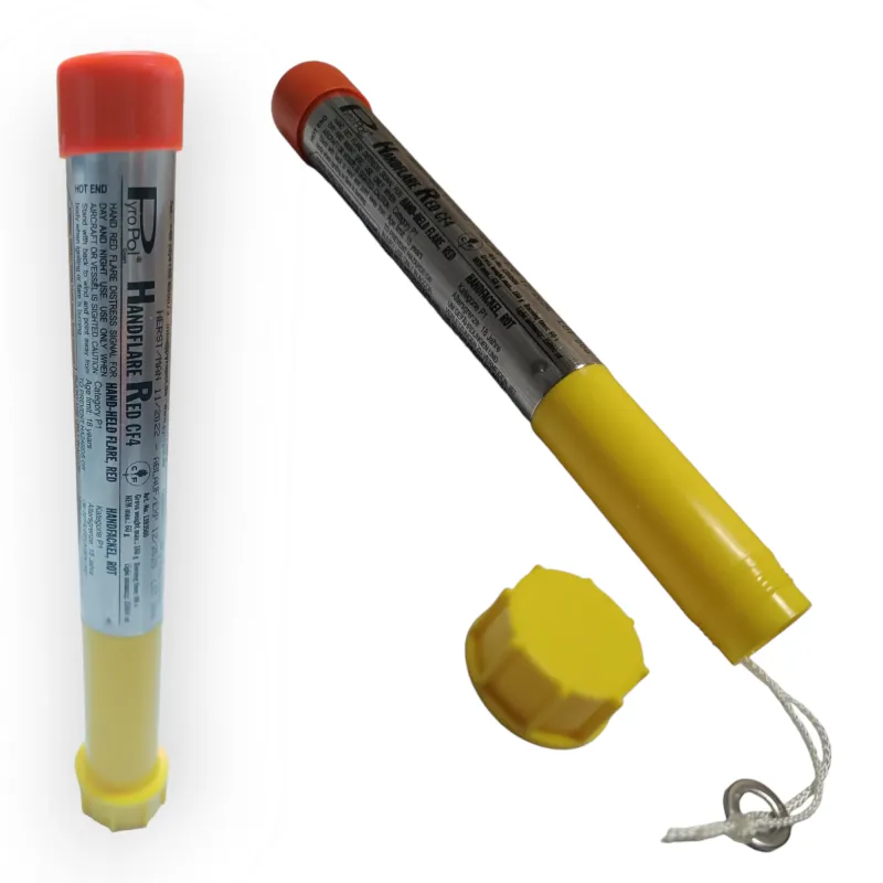 Bengal Handlichtfackel Rot mit Reißzünder 60 Sek. | PyroPol