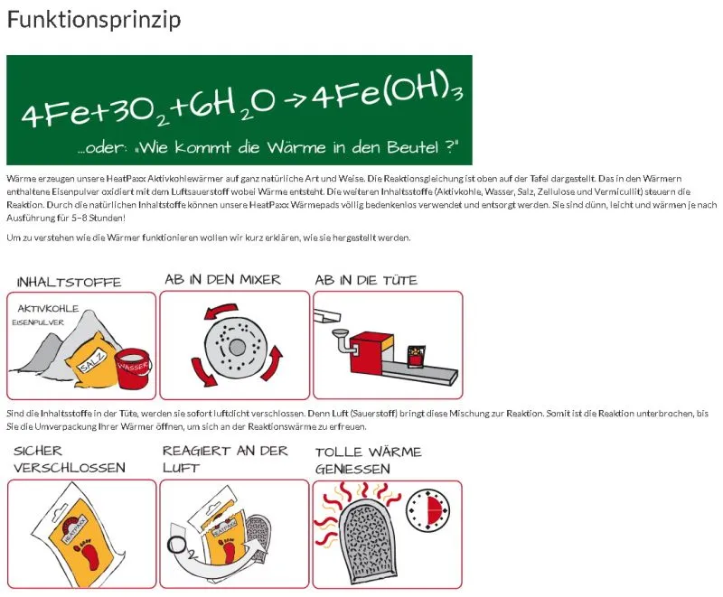 Körperwärmer mit 12 Stunden Wärme – HeatPaxx