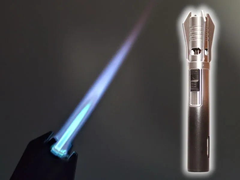 Jetflame Sturmfeuerzeug HB-285-Grau | 13,6 cm