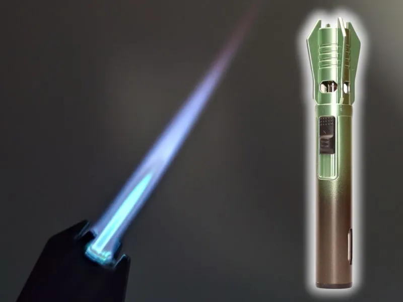 Jetflame Sturmfeuerzeug HB-285-Grün | 13,6 cm