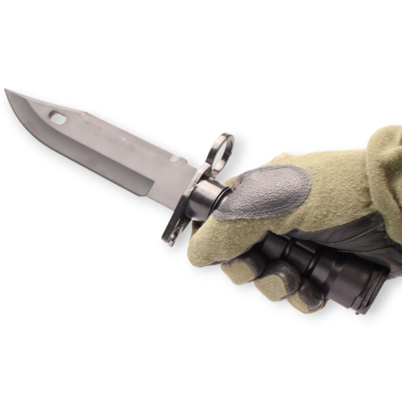 Kampfmesser Schwarz | Showmesser für Bühne & Training | Sicheres Requisit