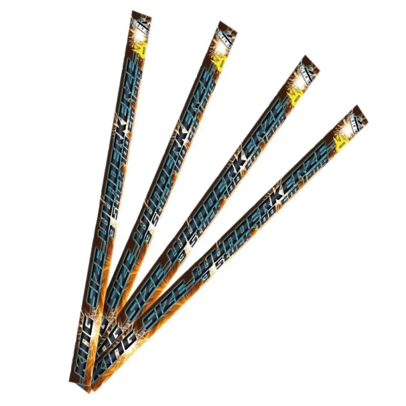 King Size Wunderkerzen 100 cm | 4x 3er-Pack | 240 Sek. Brenndauer | NICO