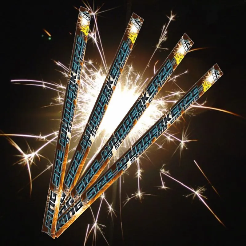 King Size Wunderkerzen 100 cm | 4x 3er-Pack | 240 Sek. Brenndauer | NICO