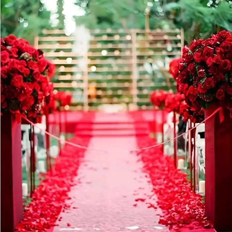 Künstliche Rosenblätter Rot 2000 Stk.