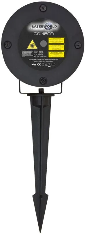 Rot-Laser GS-150R |150 mW | statische Effekte | wetterfest | Laserworld