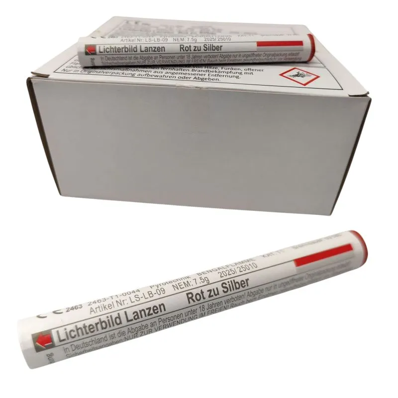Lichterbildlanzen – Rot zu Silber | 50 Stk | Lonestar