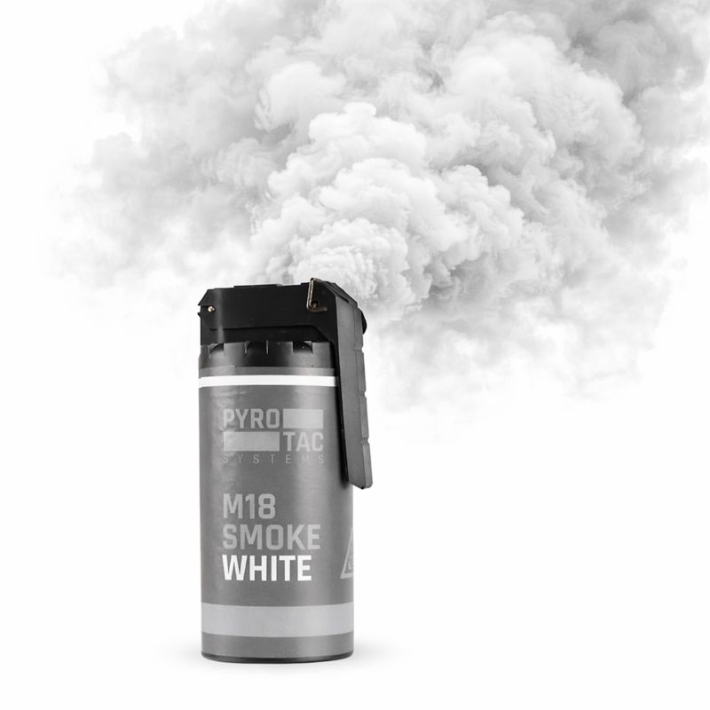 M18 Rauch Handgranate mit Kipphebel | Weißer Rauch | 60 Sek. | PYROTAC