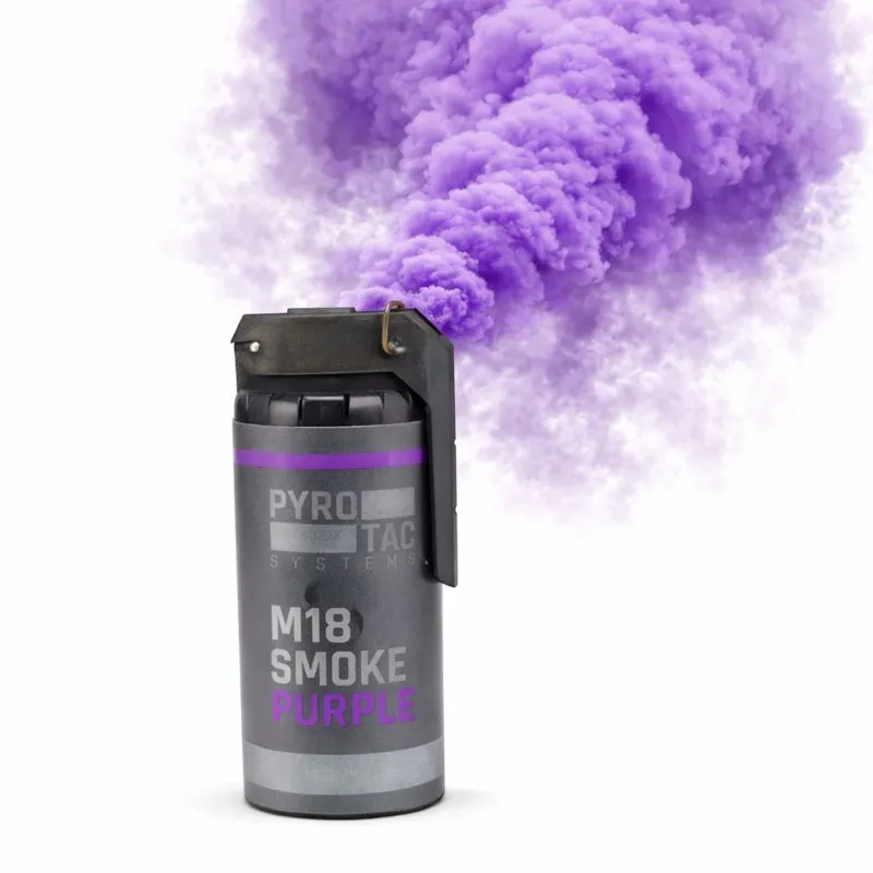 M18 Rauchgranate Lila mit Kipphebel 60 Sek. PYROTAC