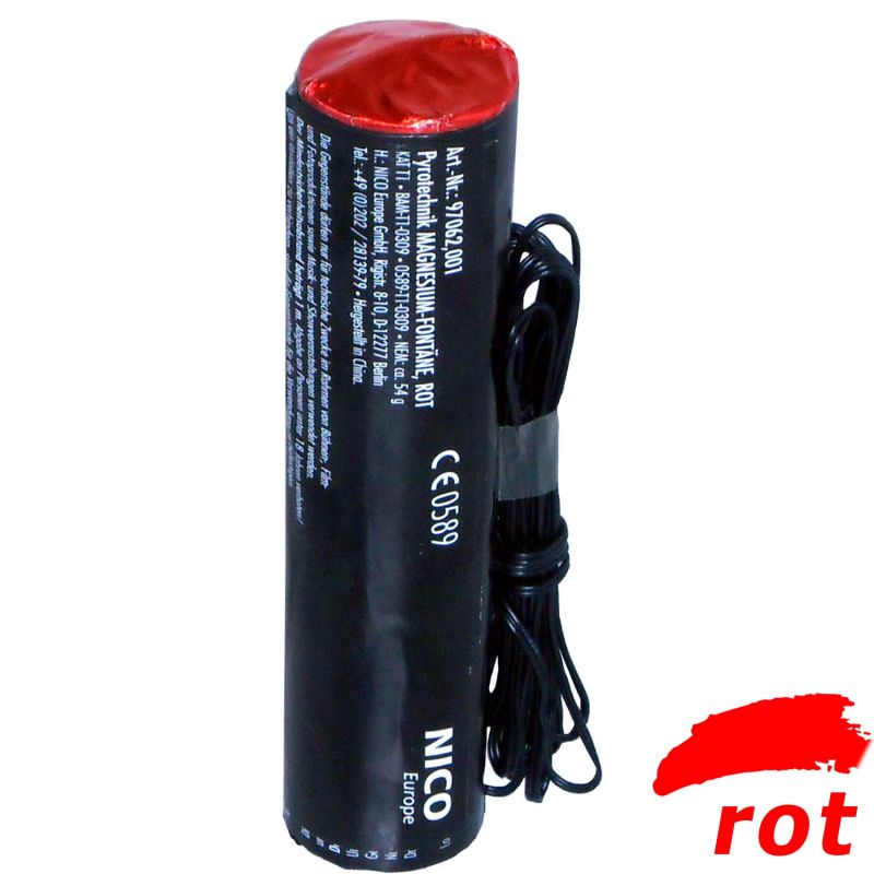 Magnesium-Flare 60 Sek. Rot mit Anzünder | NICO