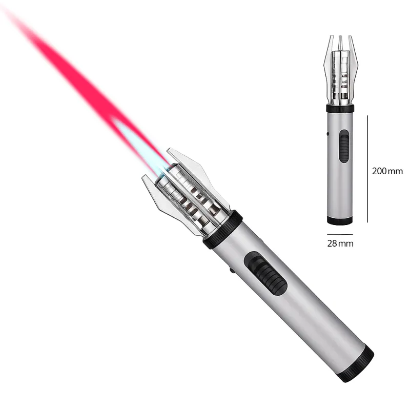 Mega Jetflame Sturmfeuerzeug 20 cm bis 1300 °C | Silber