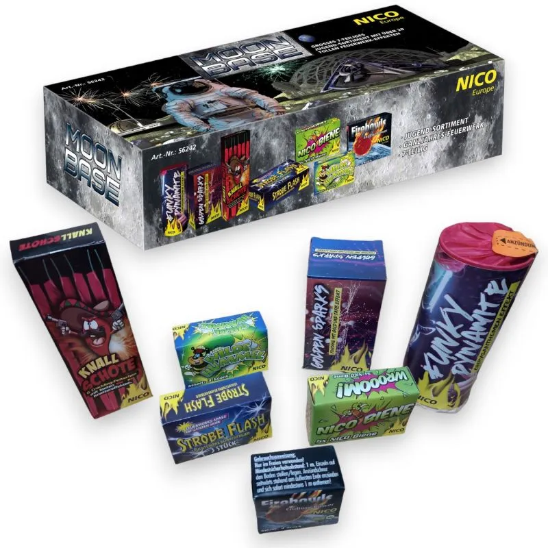 Moon Base Fontänen Sortiment | 7-tlg. | NICO