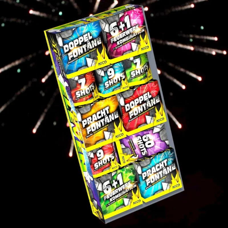 Best Eleven 11 Batterien 110 Effekte NICO