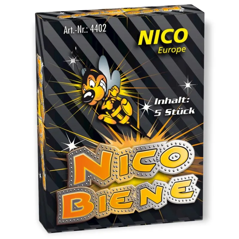 NICO Biene Bodenkreisel für Kids 5 Stück