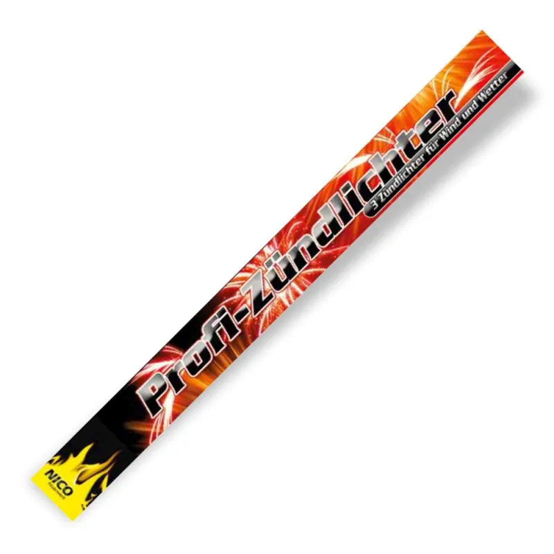 Profi Zündlichter 3er-Schachtel | Sicheres Anzünden von Feuerwerk | NICO