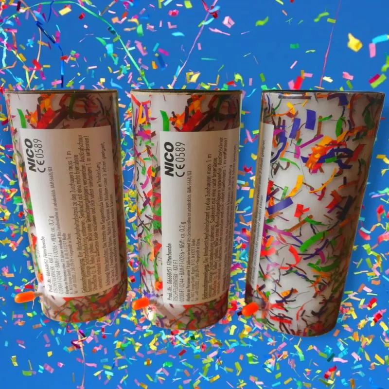 Riesen Flitterbomben 3 Stück NICO