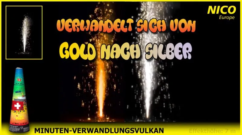 Schweizer Verwandlungsvulkan 50 Sek. NICO