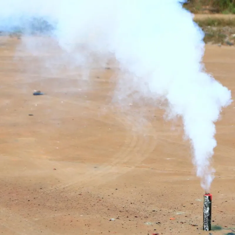 Smoke Tubes, Weiß, 6er Btl. NICO