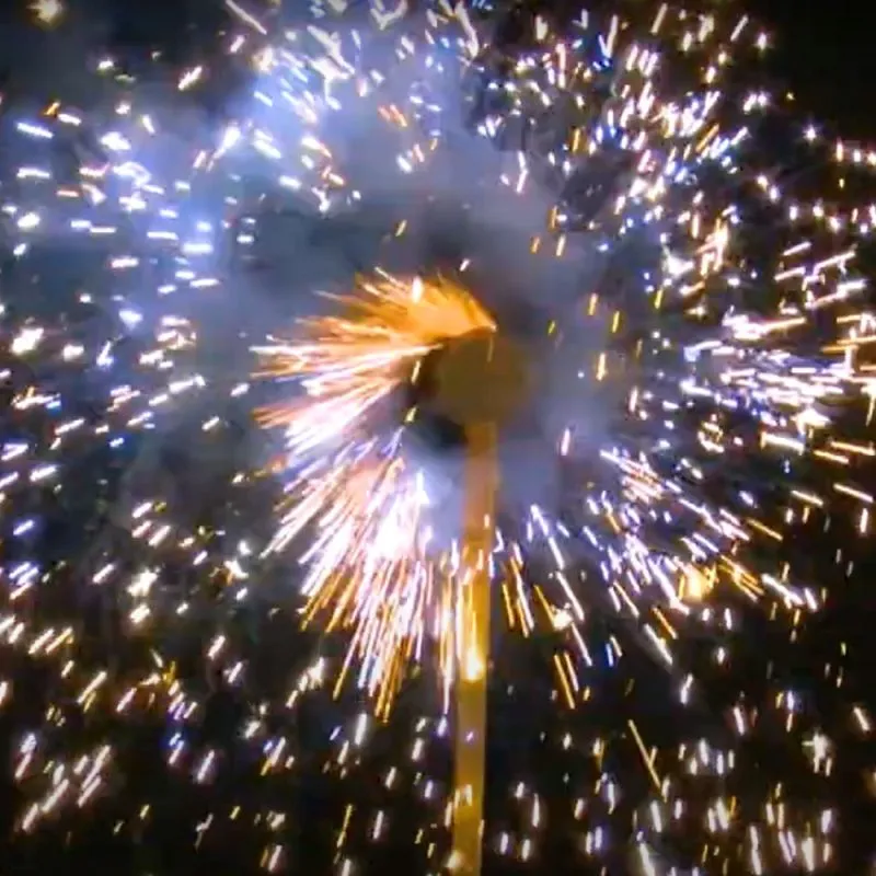 Multieffekt Feuerwerk Sonne | 50 Sek. Effektdauer | Fünffache Verwandlung | NICO