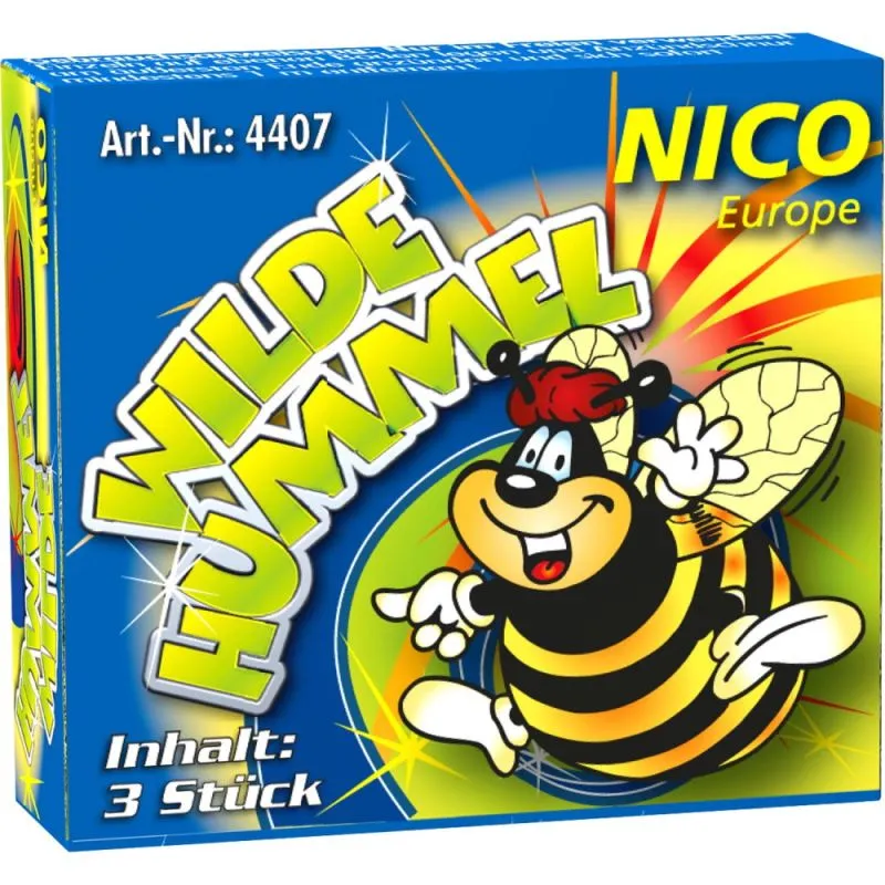 Wilde Hummel | 3 große Bodenkreisel mit Brummgeräusch | NICO
