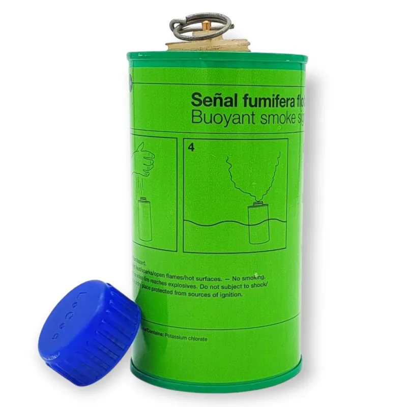 Bundeswehr SOLAS Rauchtopf L46 | Orange | Reiß-/Schlagzünder | 240 Sek. Rauchdauer | Nishiki