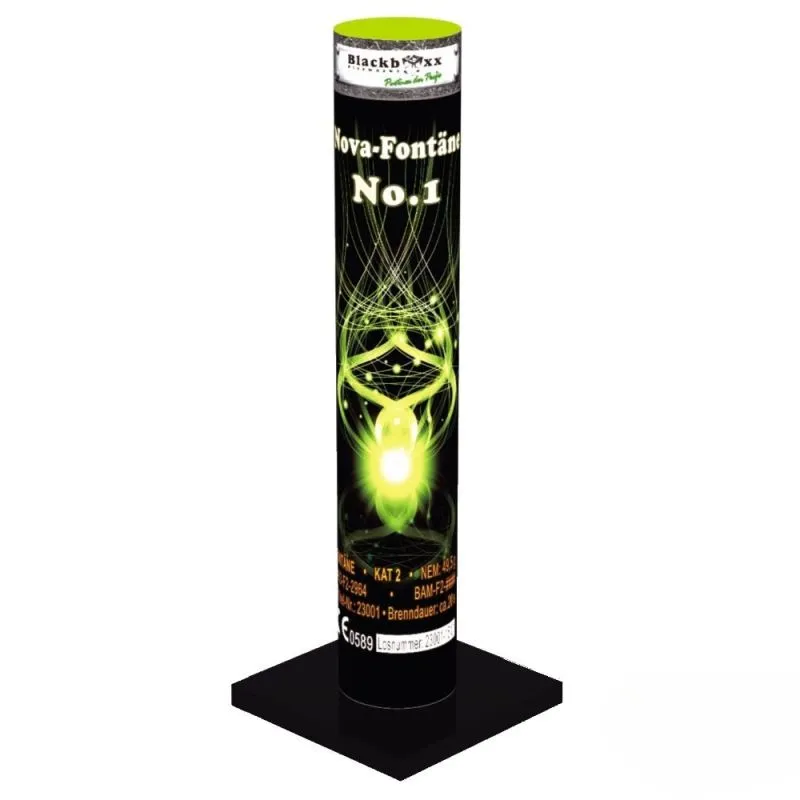 Nova No.1 Zylinder Fontäne 20 Sek. | Blackboxx