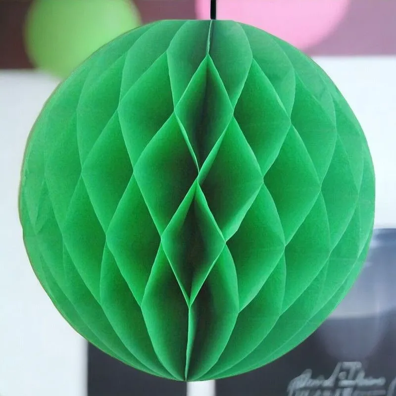 Papierwabenball Grün 15 cm Party Hochzeit