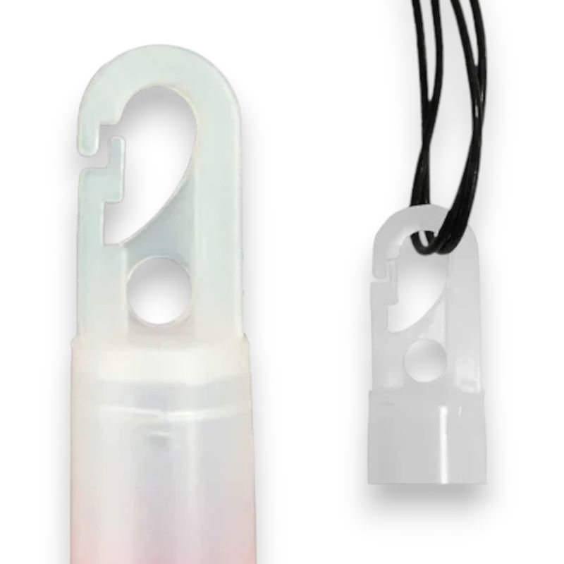 Power Knicklicht Grün 15 cm | Leuchtstab mit Haken & Befestigungsband | Leuchtet bis zu 8 Stunden