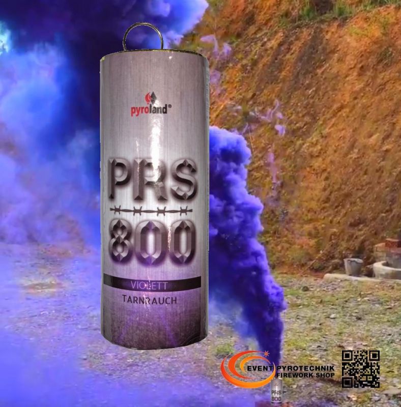 PRS800 Tarnrauch Mega Rauchtopf mit Reißzünder Violett 45 Sek. - T1