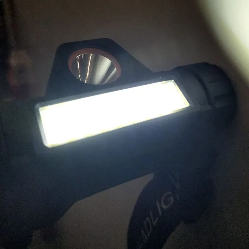 Kopflampe mit XPE und COB LED | Leicht, dimmbar und einseitig magnetisch