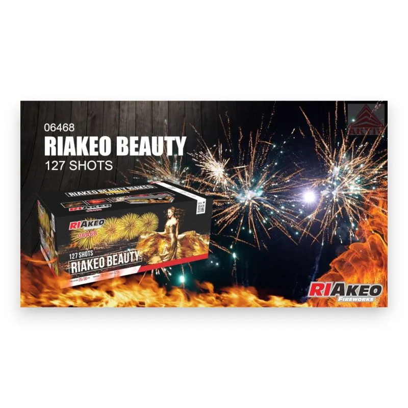 Riakeo Beauty 127 Schuss Batterie | Riakeo Fireworks
