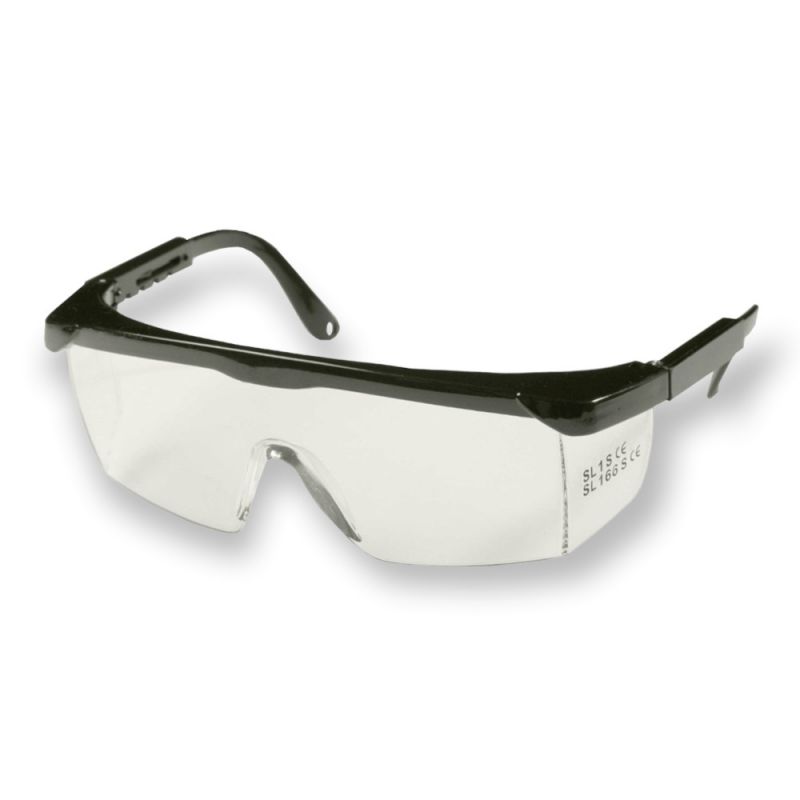 Schutzbrille Klar mit verstellbaren Bügeln