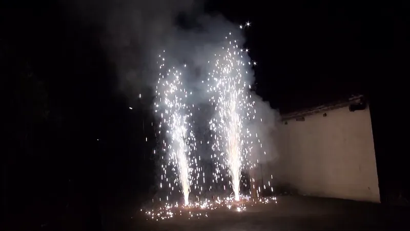 Silberfontänen | Leuchtstarke Silberfunken | 10 Stück | Funke