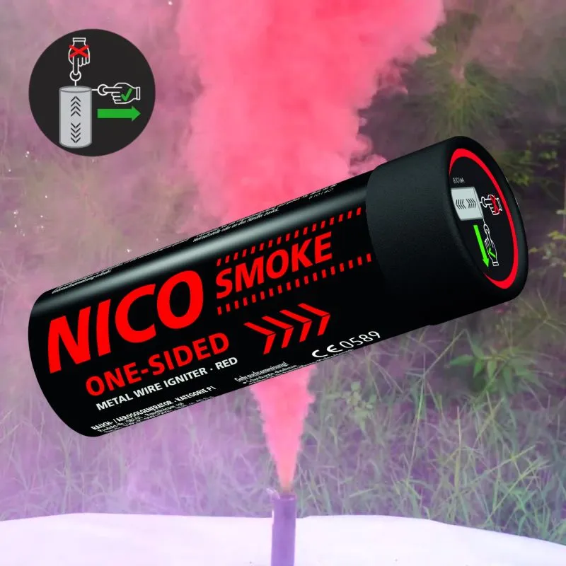 Smoke | Rauchkörper Rot | 80 Sek. | Abreißzünder | NICO