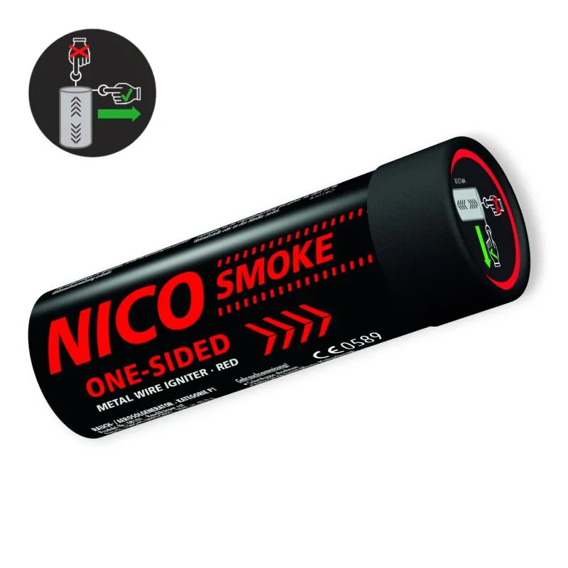 Smoke | Rauchkörper Rot | 80 Sek. | Abreißzünder | NICO