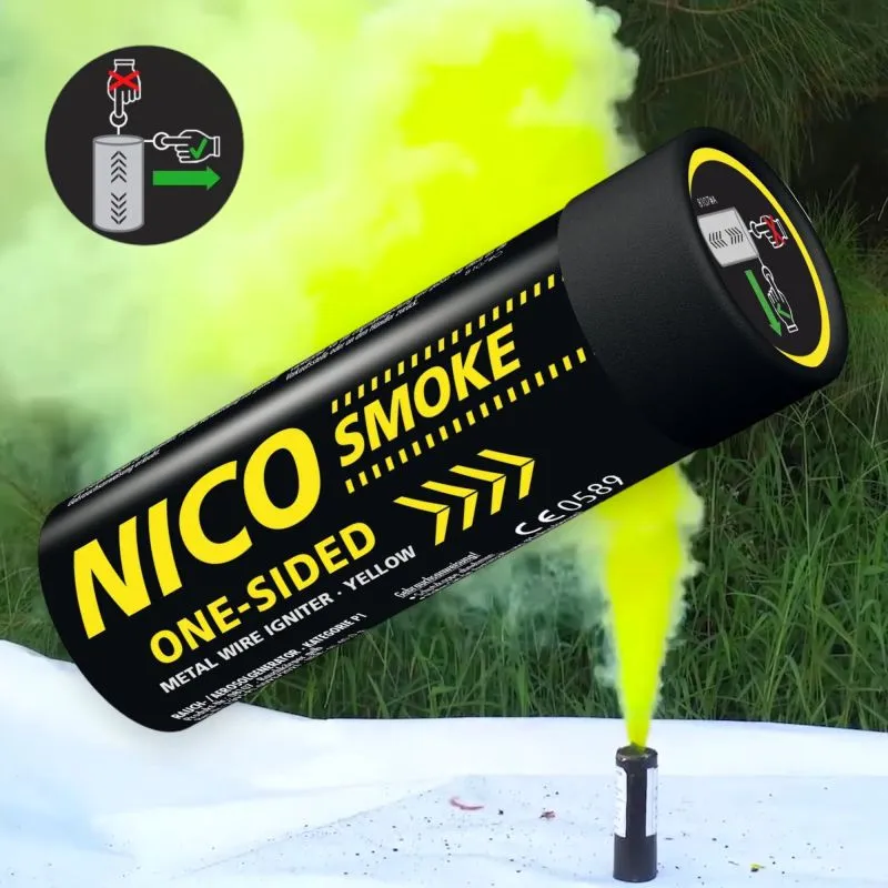 Smoke | Rauchkörper Gelb | 80 Sek. | Abreißzünder | NICO