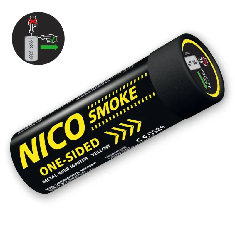 Smoke | Rauchkörper Gelb | 80 Sek. | Abreißzünder | NICO