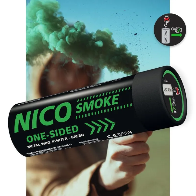 Smoke | Rauchkörper Grün | 80 Sek. | Abreißzünder | NICO