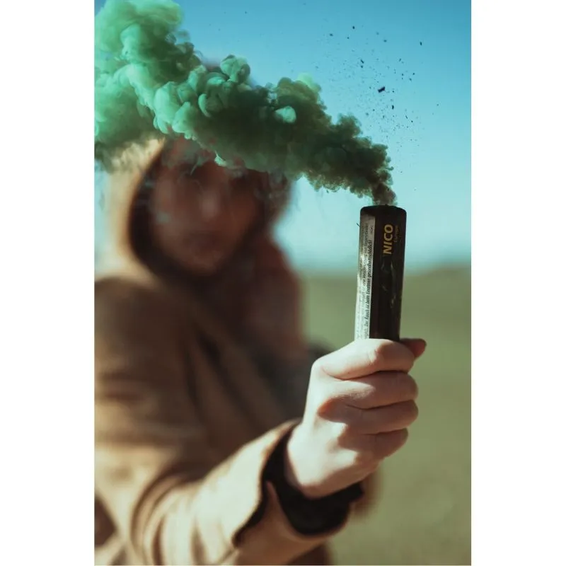 Smoke | Rauchkörper Grün | 80 Sek. | Abreißzünder | NICO