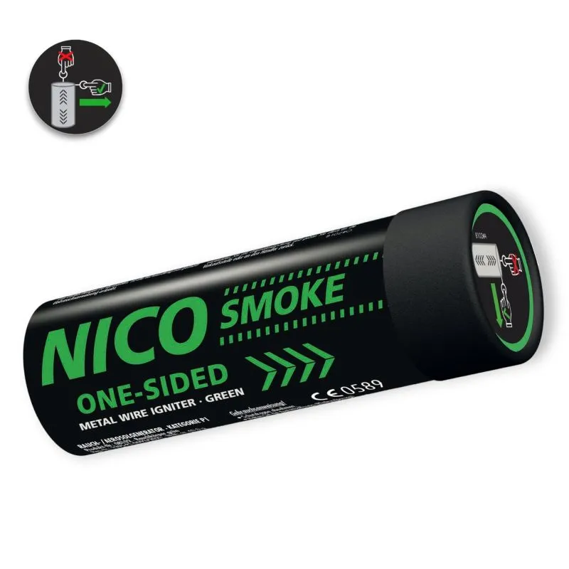 Smoke | Rauchkörper Grün | 80 Sek. | Abreißzünder | NICO