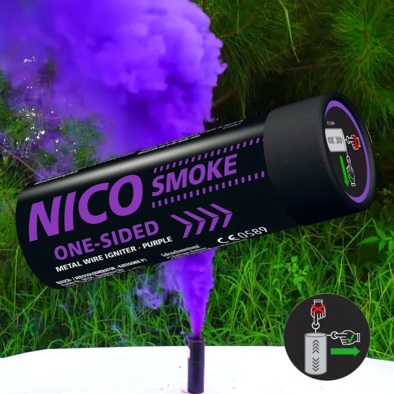 Smoke | Rauchkörper Lila | 80 Sek. | Abreißzünder | NICO