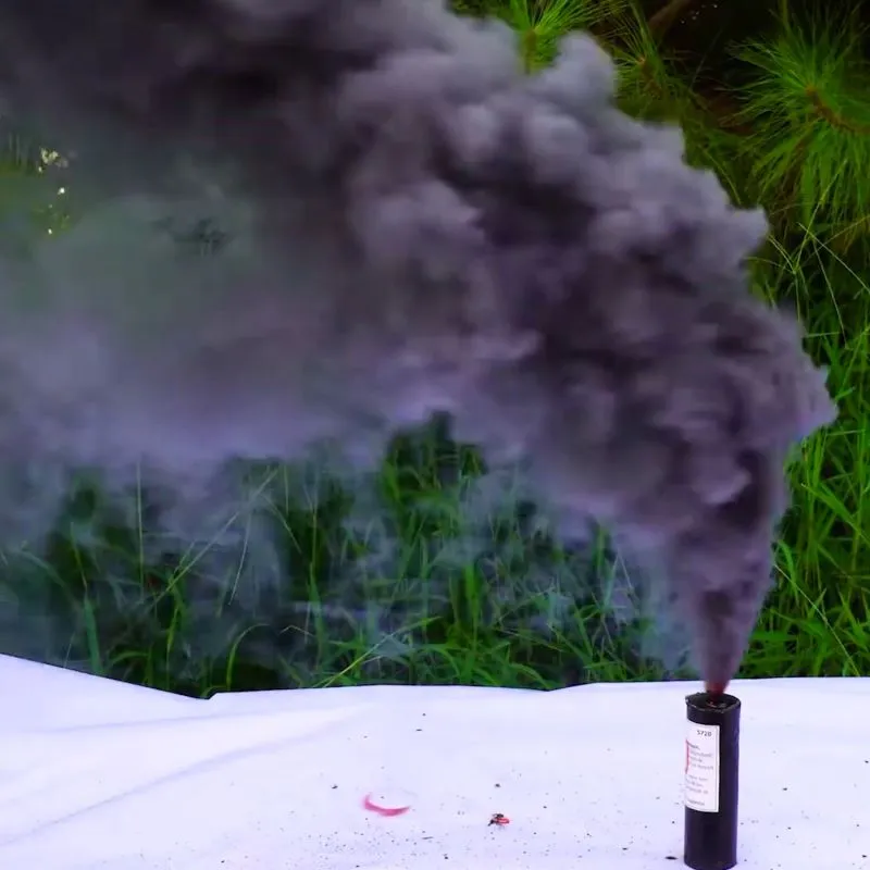 Smoke | Rauchkörper Schwarzgrau | 80 Sek. | Abreißzünder | NICO
