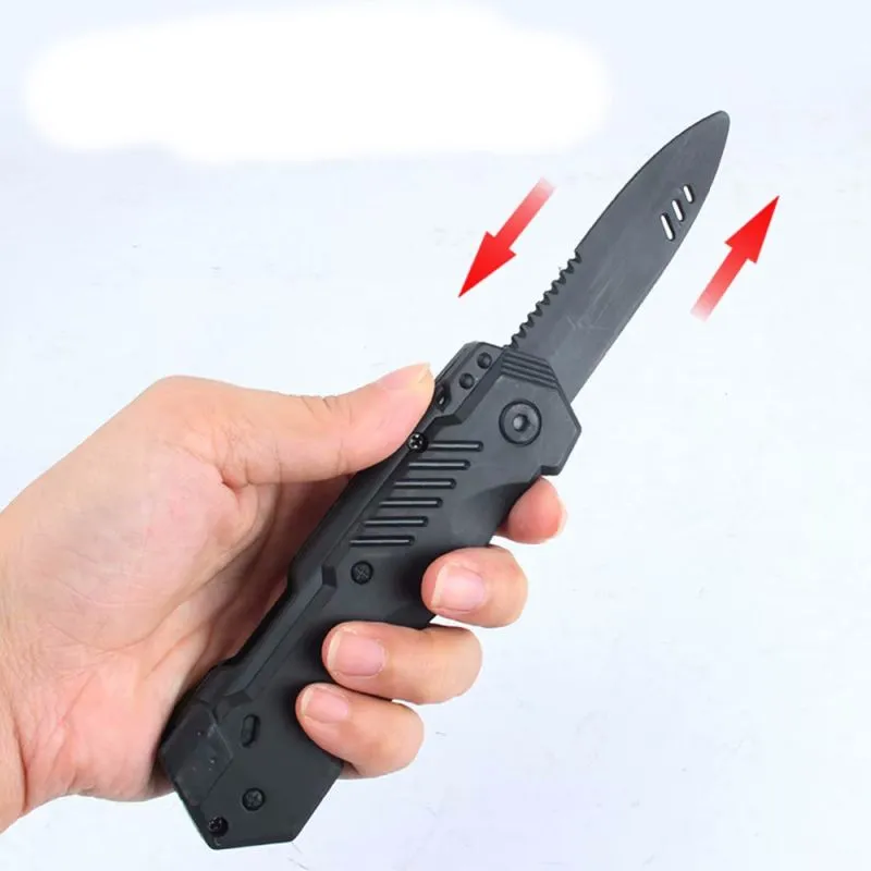 Springmesser für Show, Bühne, Training und Ausbildung – Realistisches Bühnenmesser | 21 cm