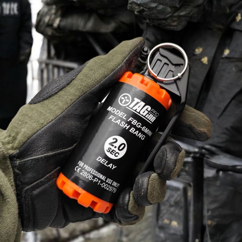 TAGinn FBG-6 Mini Flash Bang Blitzknallgranate mit Kipphebel 120 db
