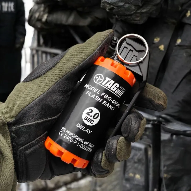 TAGinn FBG-6 Mini Flash Bang Blitzknallgranate mit Kipphebel 120 db
