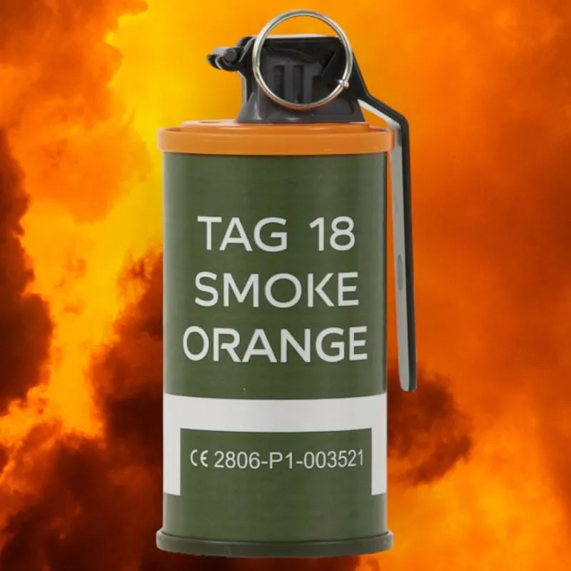 M18 Rauchgranate mit Kipphebel (USA Version) Orange 35 Sek. TAGinn