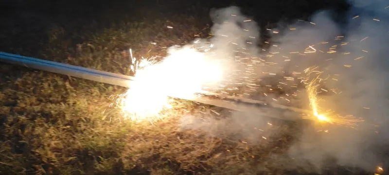 Titan Tapematch Zündband 25 mm x 15 m | Präzises Matchtape mit Titan Effekt für Pyrotechnik